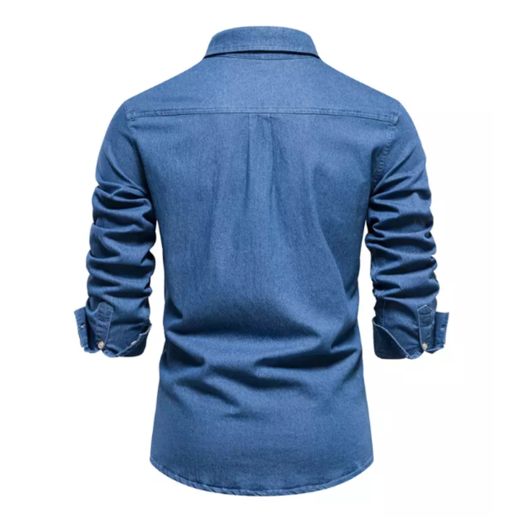 MARCO™ - LA CAMICIA IN DENIM ESSENZIALE PER L'UOMO