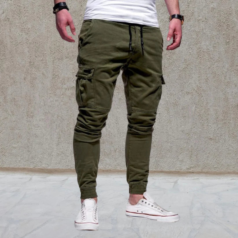 ORLANDO - PANTALONI MODERNI DA UOMO CON TASCHE APPLICATE