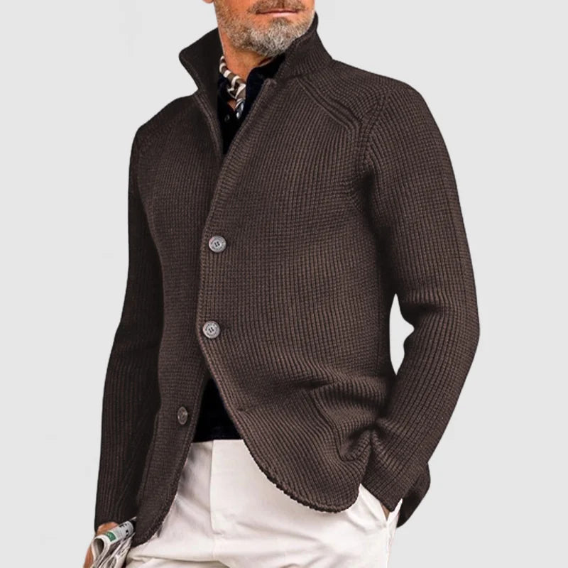 MARIO - CARDIGAN RAFFINATO DA UOMO CON CHIUSURA A BOTTONI