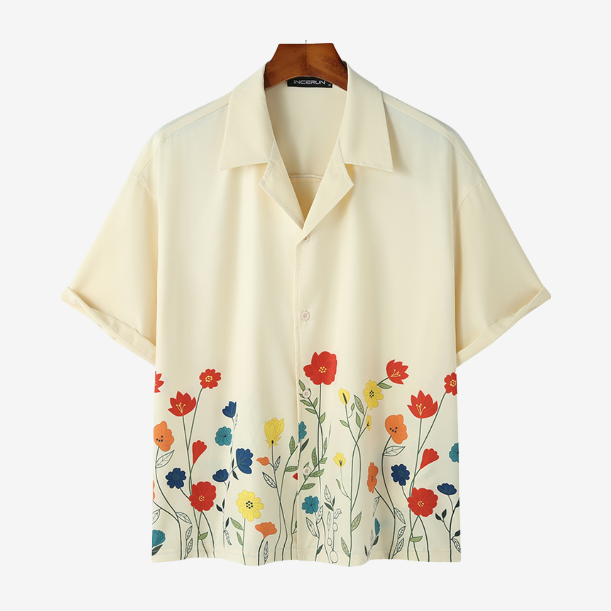 CARLO - CAMICIA DA UOMO CON FIORI