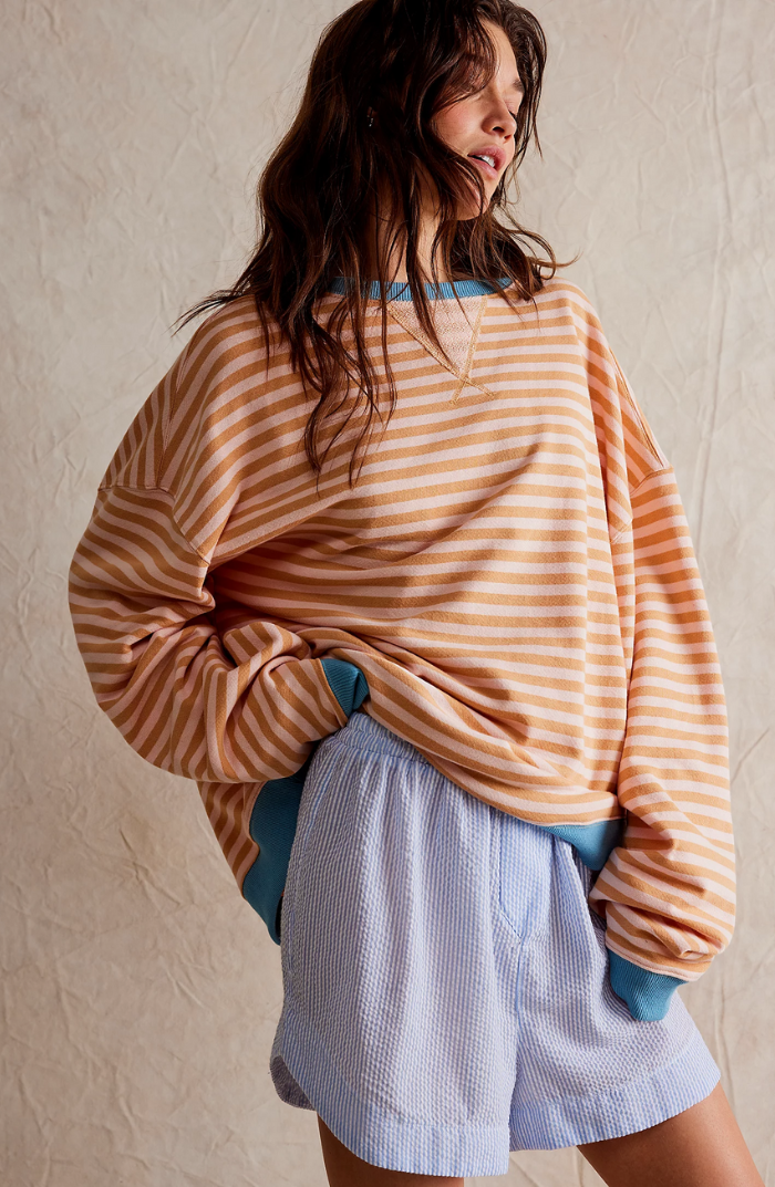 MANYANA - MAGLIONE OVERSIZE A RIGHE