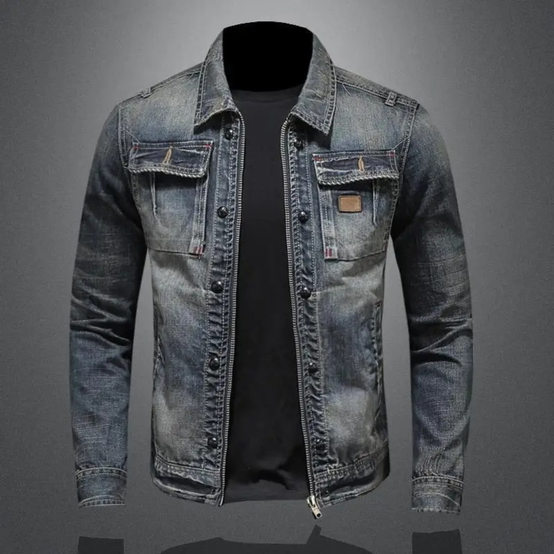 GIACOMO - GIACCA DENIM MEZZA STAGIONE