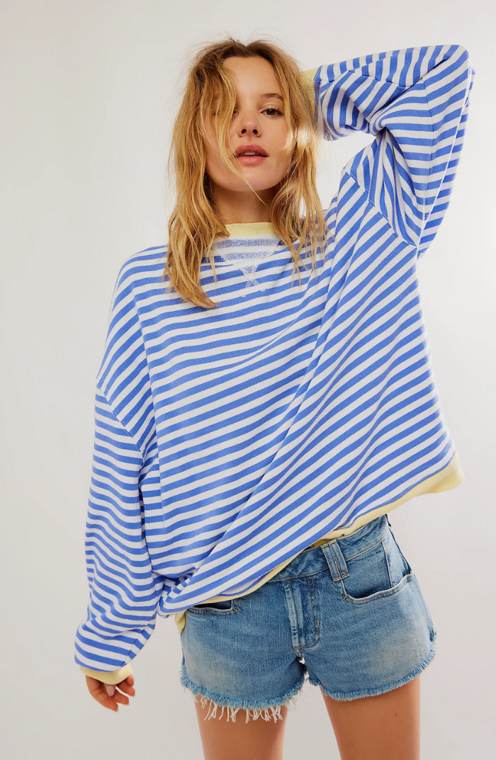 MANYANA - MAGLIONE OVERSIZE A RIGHE