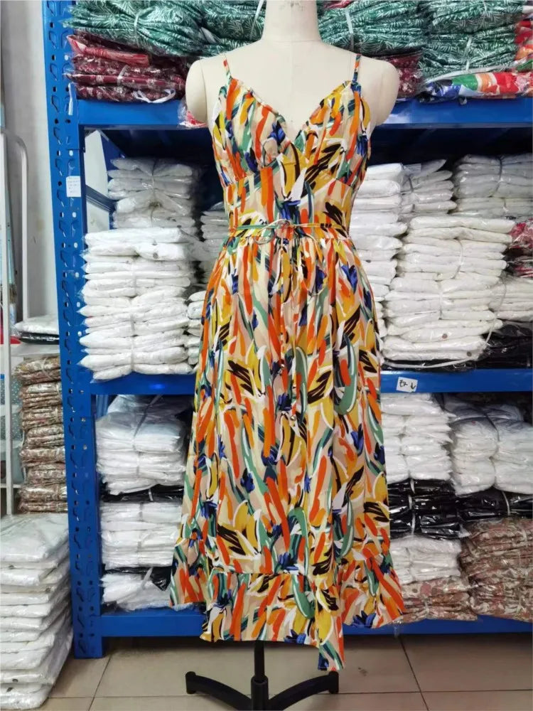 GIADA - ABITO MIDI COLORATO
