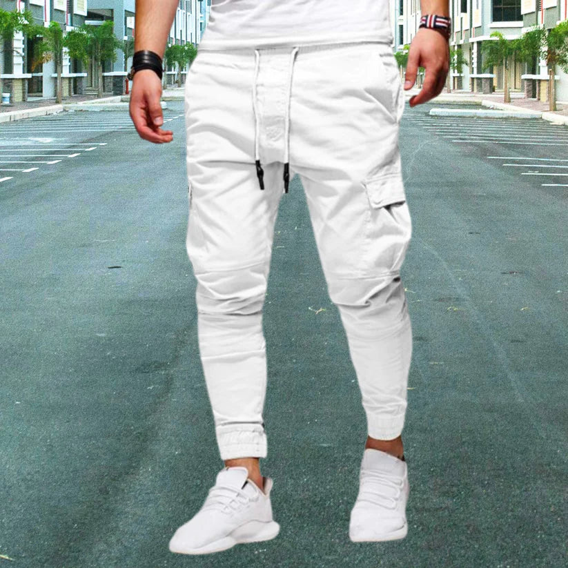 ORLANDO - PANTALONI MODERNI DA UOMO CON TASCHE APPLICATE