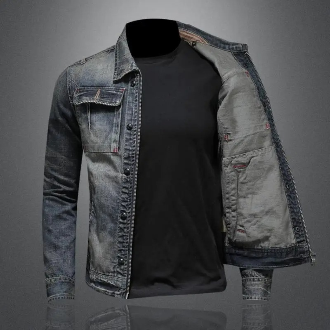 GIACOMO - GIACCA DENIM MEZZA STAGIONE