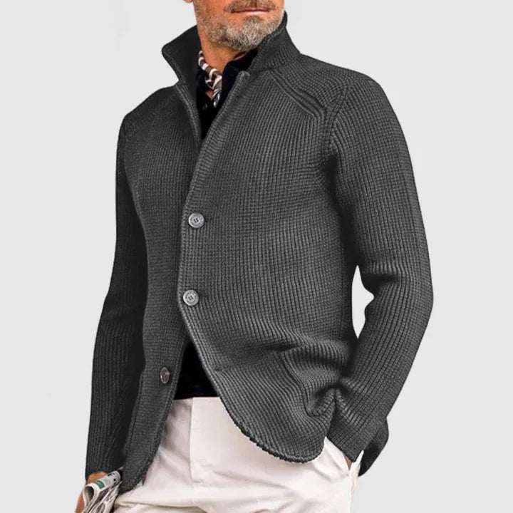 MARIO - CARDIGAN RAFFINATO DA UOMO CON CHIUSURA A BOTTONI