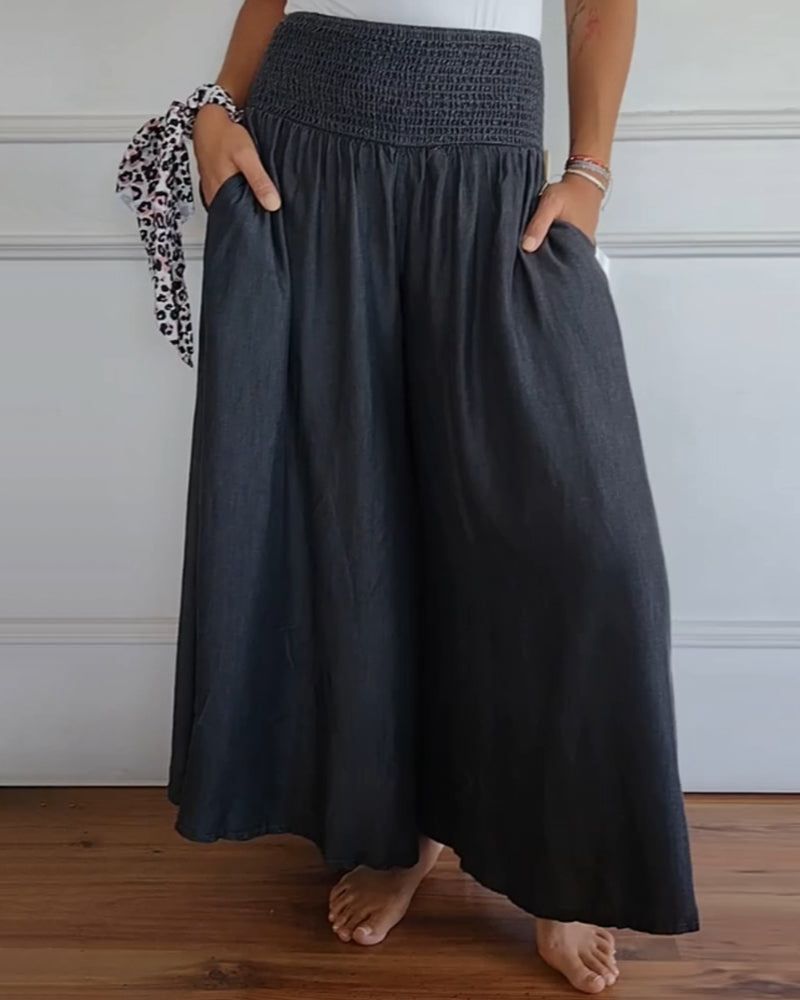 DANSA - PANTALONI COMODI CON ELASTICO IN VITA