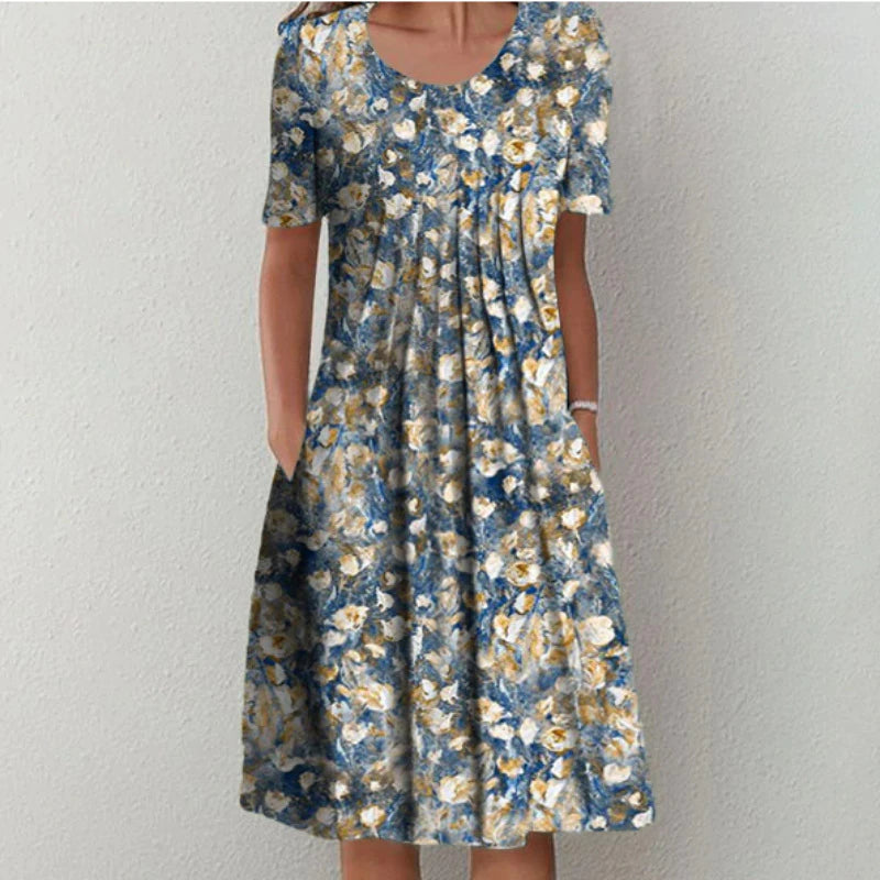 ALLEGRA | BELLISSIMO ABITO IN COTONE FLOREALE