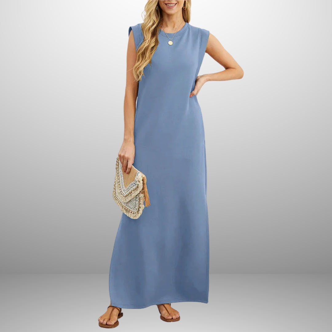 EMMA | Vestito Lungo Fluido Anti-Piega