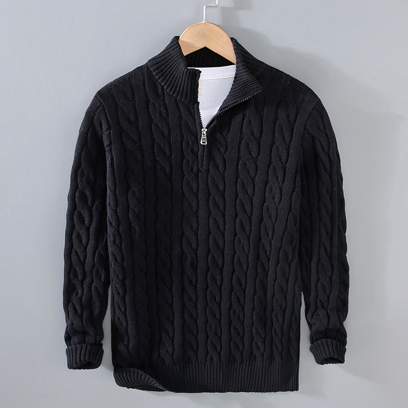 EROS - MAGLIONE CON MEZZA ZIP
