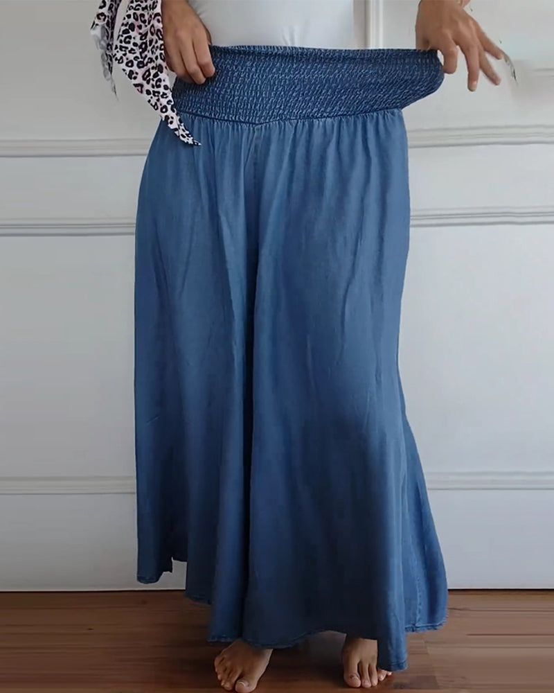 DANSA - PANTALONI COMODI CON ELASTICO IN VITA