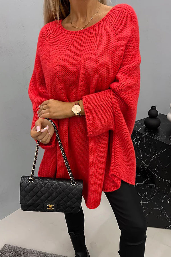 TERESA | MAGLIONE GIROCOLLO IN COTONE LUXE DA DONNA