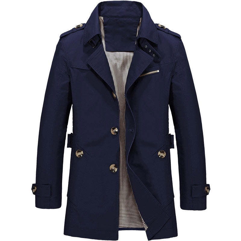 VINCENZO - GIACCA WINDBREAKER CON FODERA IN FLEECE