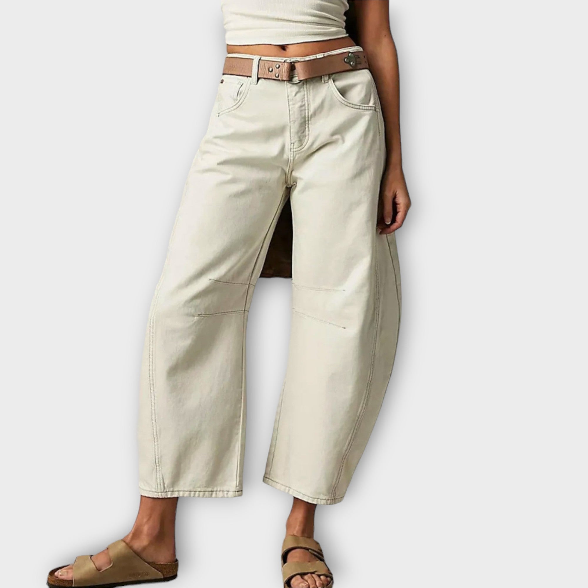 JOY - JEANS CLASSICI A GAMBA LARGA