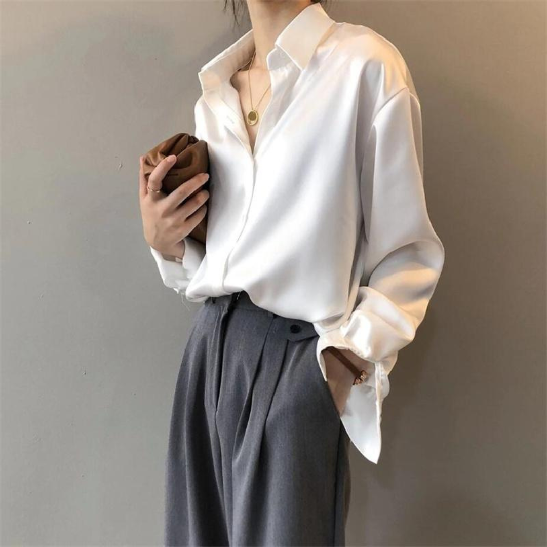 ANITA - CAMICIA IN RASO DA DONNA