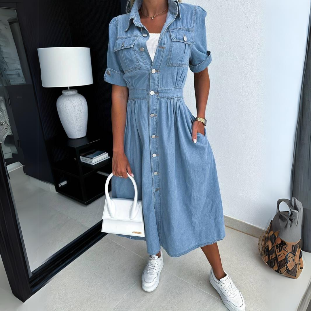 MARIA™ - ABITO IN DENIM ALLA MODA