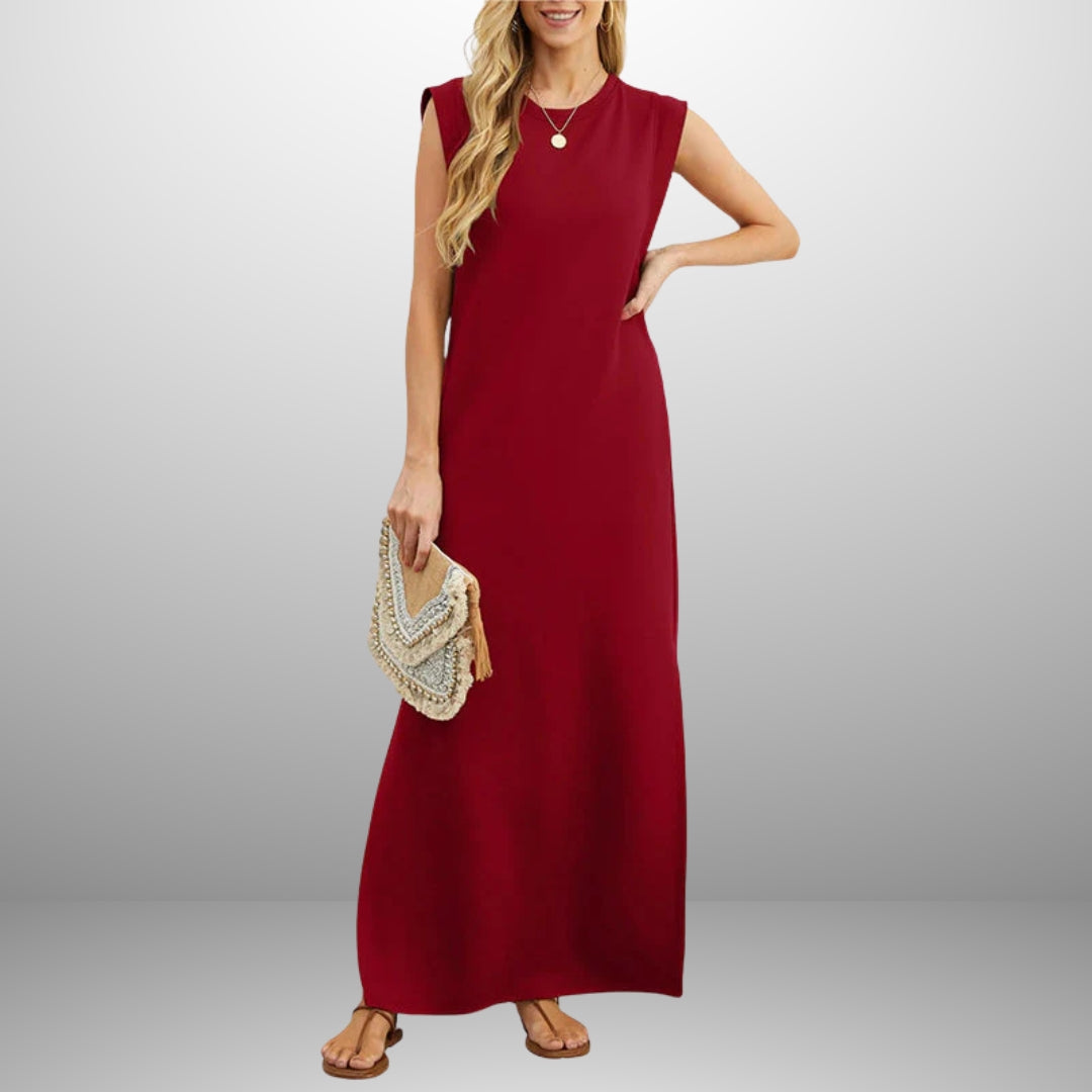 EMMA | Vestito Lungo Fluido Anti-Piega