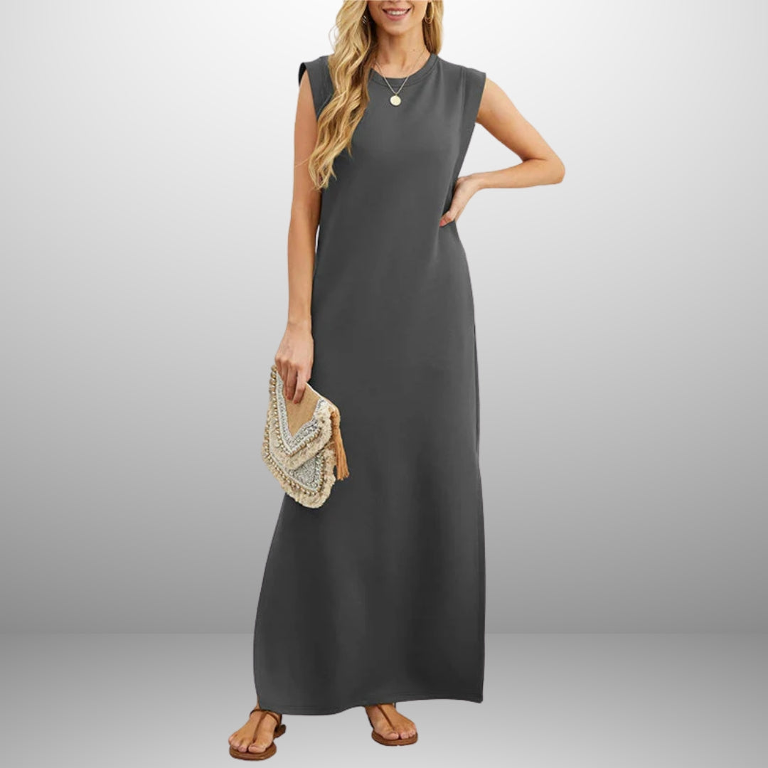 EMMA | Vestito Lungo Fluido Anti-Piega