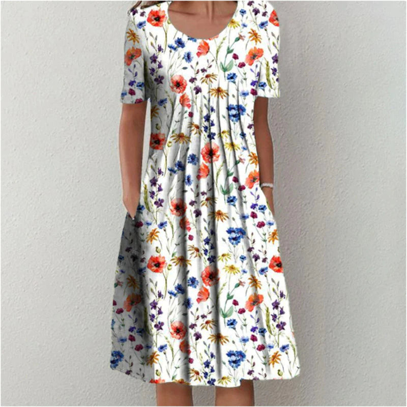 ALLEGRA | BELLISSIMO ABITO IN COTONE FLOREALE
