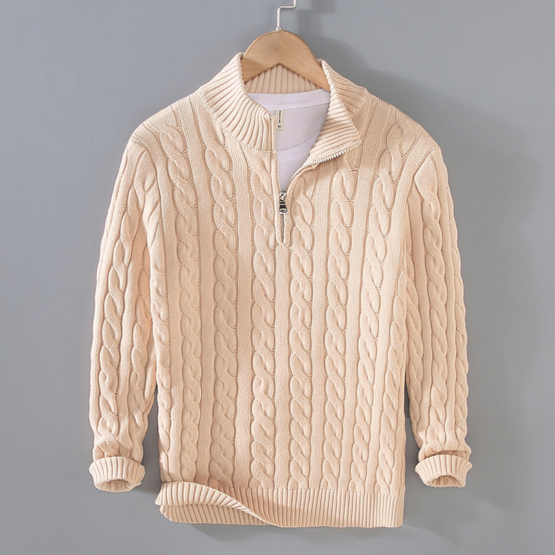 EROS - MAGLIONE CON MEZZA ZIP
