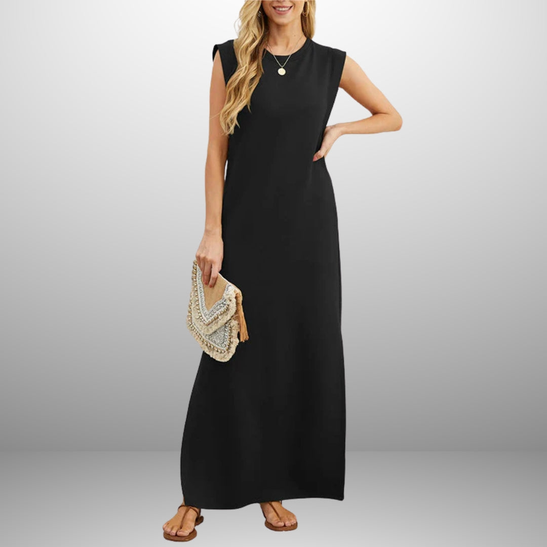 EMMA | Vestito Lungo Fluido Anti-Piega