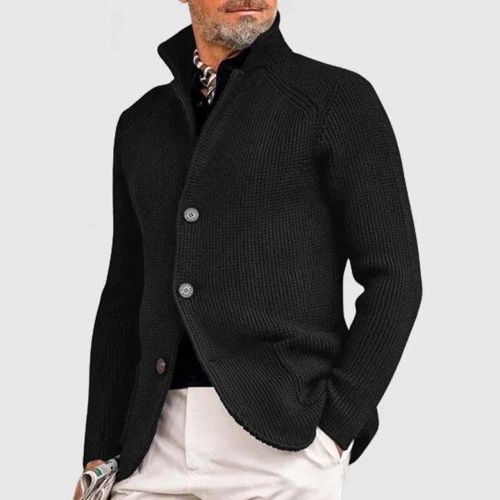 MARIO - CARDIGAN RAFFINATO DA UOMO CON CHIUSURA A BOTTONI