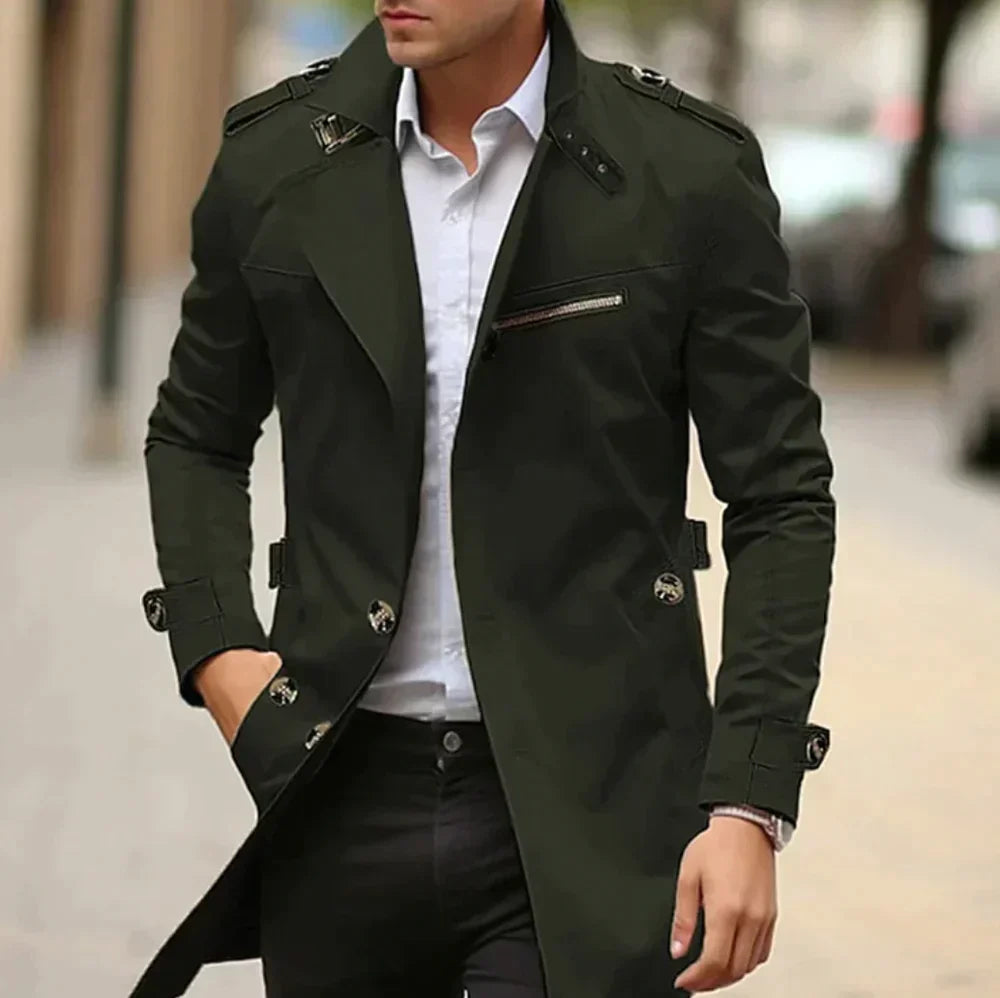 MATTEO - ELEGANTE TRENCH PER UOMINI