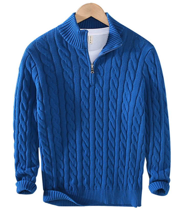 EROS - MAGLIONE CON MEZZA ZIP