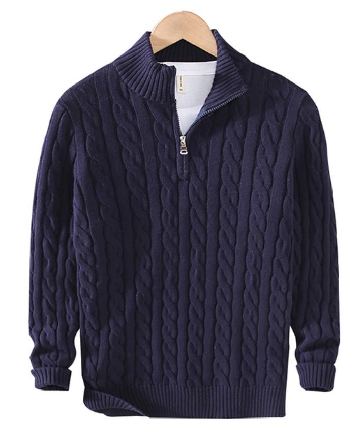 EROS - MAGLIONE CON MEZZA ZIP