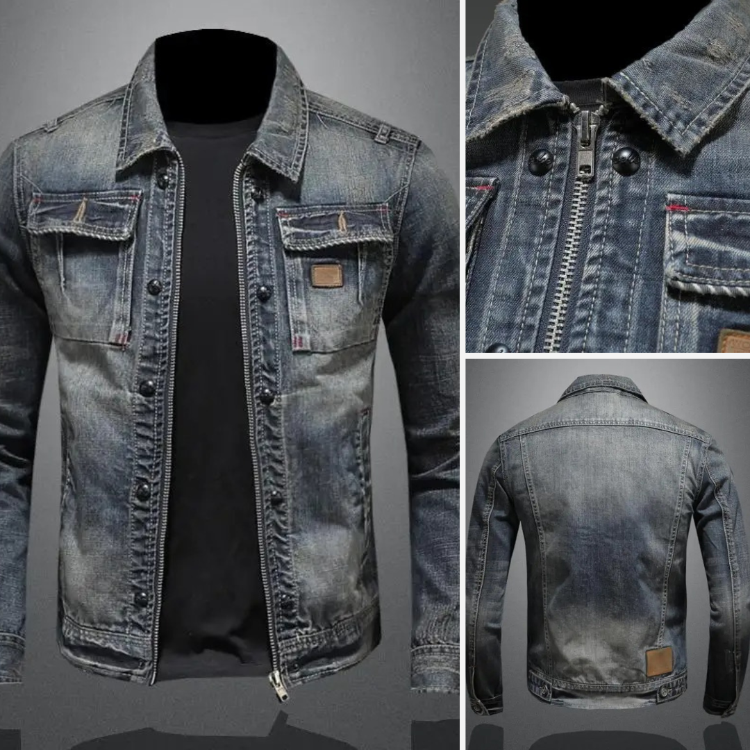 GIACOMO - GIACCA DENIM MEZZA STAGIONE