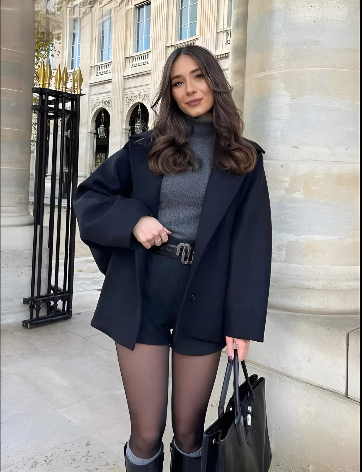 ELVIRA - CAPPOTTO DI LANA OVERSIZE DI TENDENZA