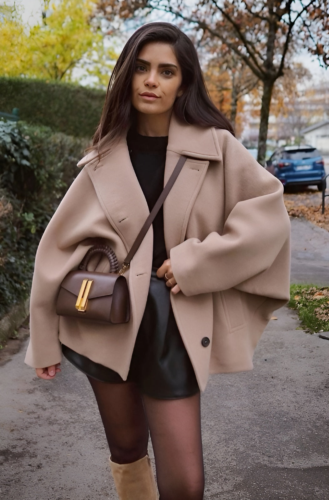 ELVIRA - CAPPOTTO DI LANA OVERSIZE DI TENDENZA