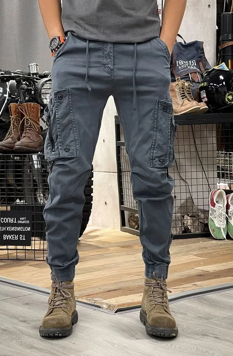 BRUTUS - Pantaloni Cargo Stretch con Spandex