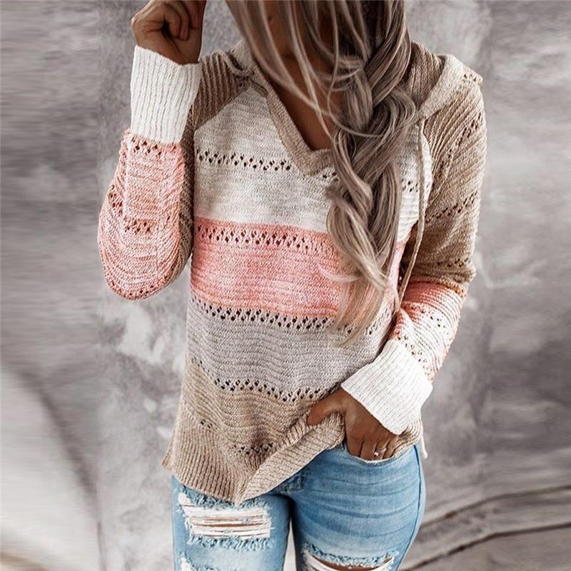 WILMA | PULLOVER ULTRALEGGERO CON CAPPUCCIO