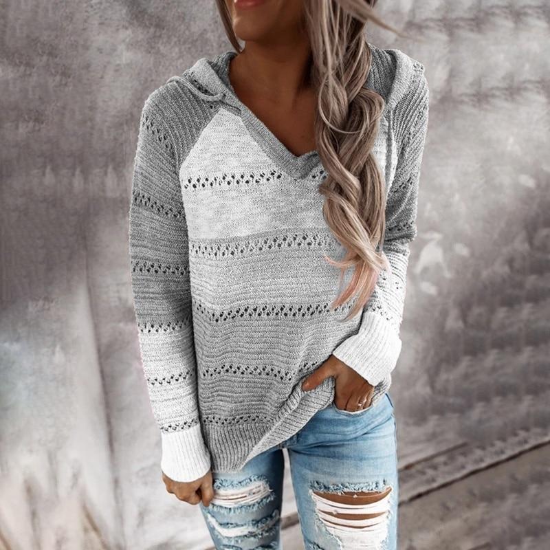 WILMA | PULLOVER ULTRALEGGERO CON CAPPUCCIO