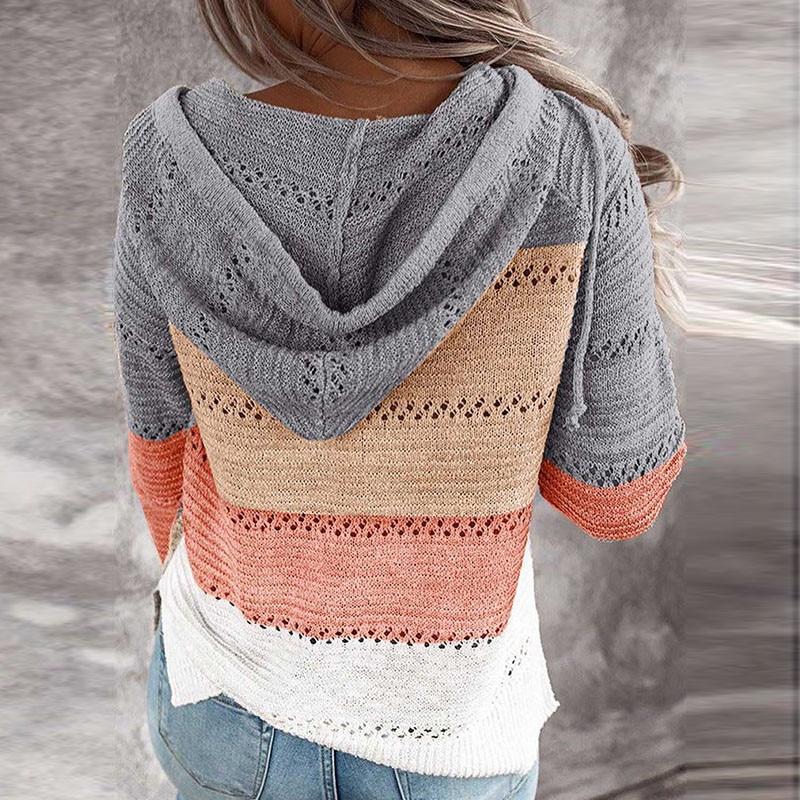 WILMA | PULLOVER ULTRALEGGERO CON CAPPUCCIO