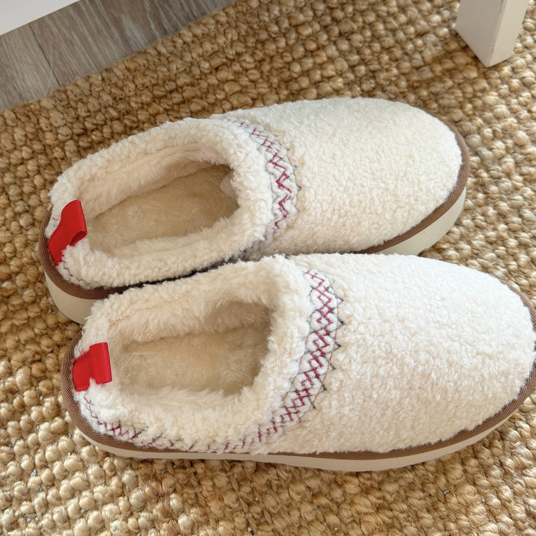 GLACIA - PANTOFOLE A PIATTAFORMA IN PILE SHERPA