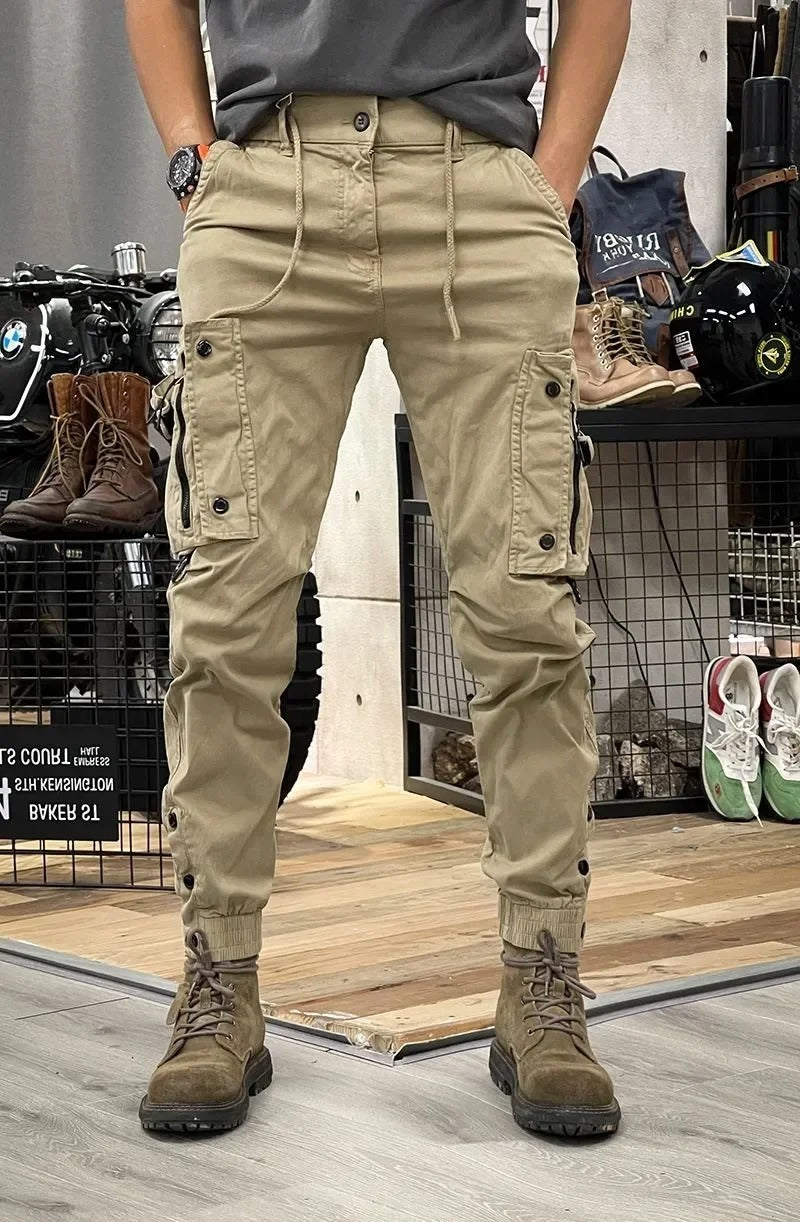 BRUTUS - Pantaloni Cargo Stretch con Spandex
