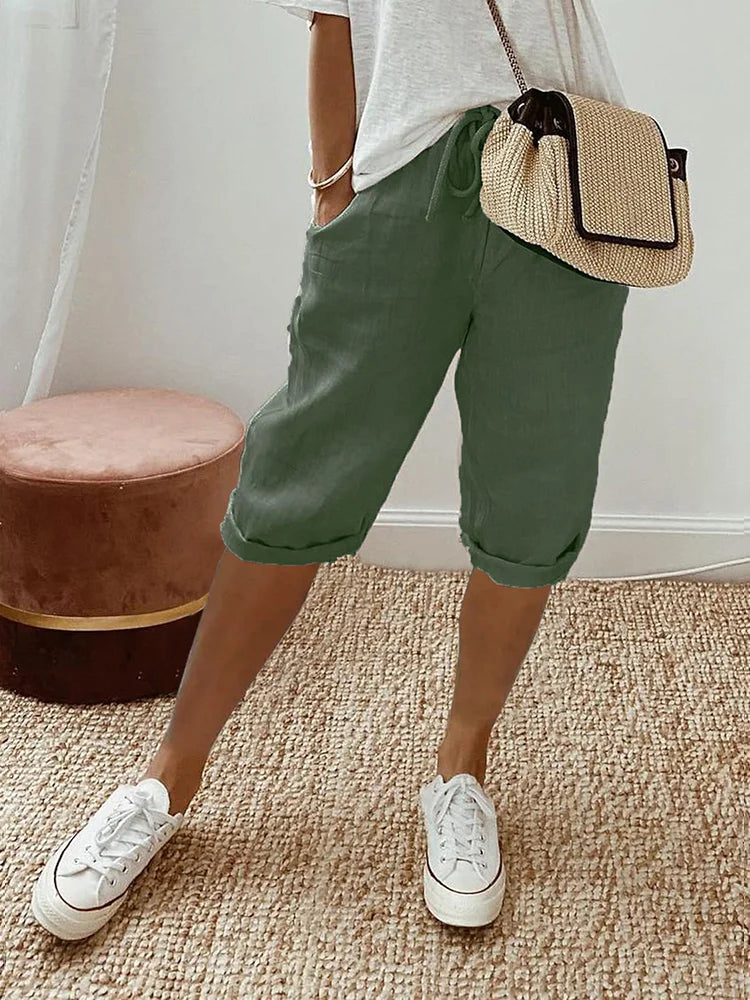 ELENA - SHORTS AUS BAUMWOLLE FÜR FRAUEN