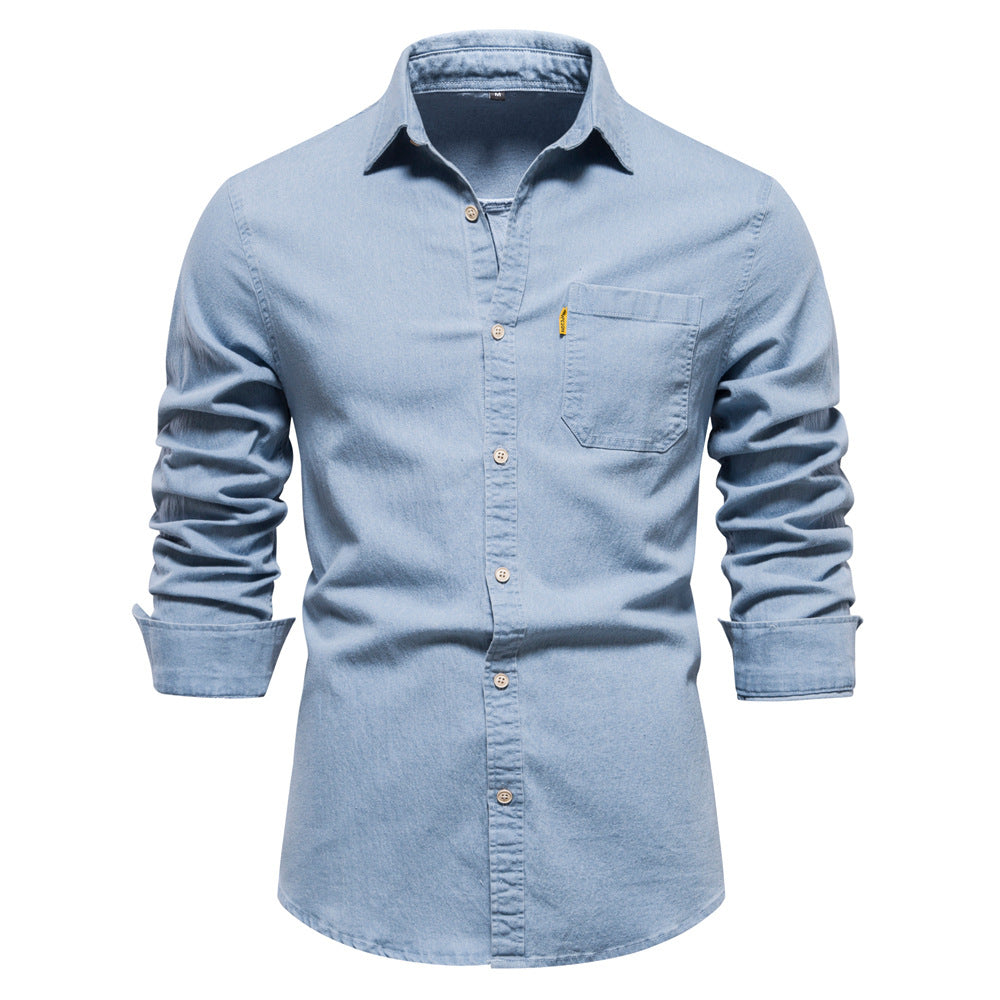 MARCO™ - LA CAMICIA IN DENIM ESSENZIALE PER L'UOMO