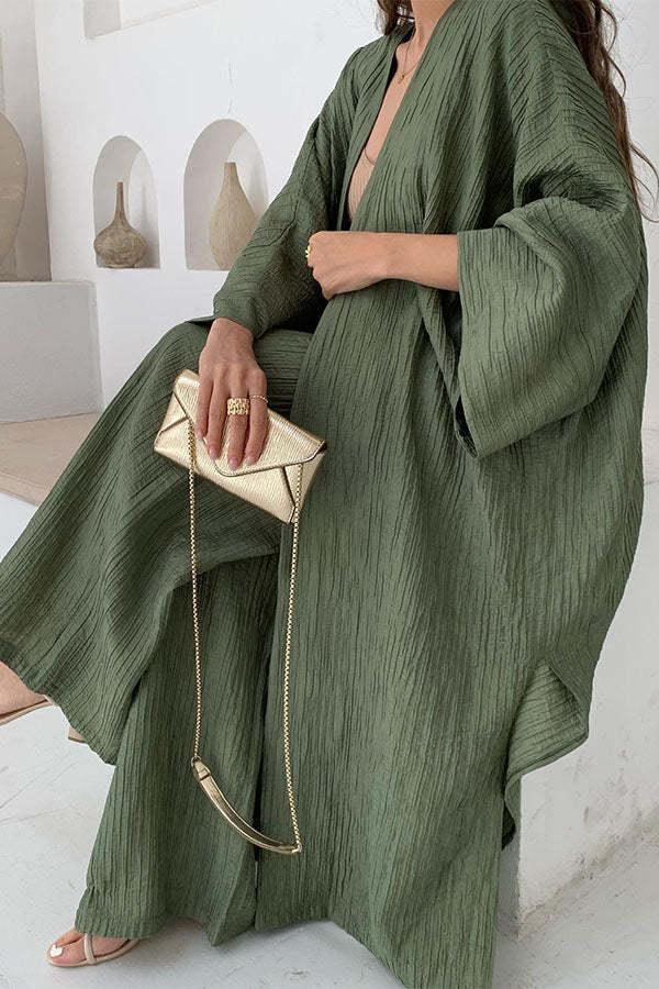 LENA™ - SET RILASSATO DI CARDIGAN E PANTALONI