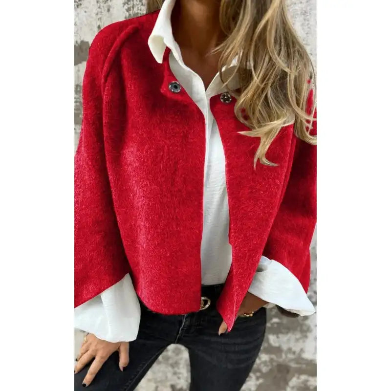 CELINE - CARDIGAN IN LANA CON SCOLLO ROTONDO E MANICHE LUNGHE