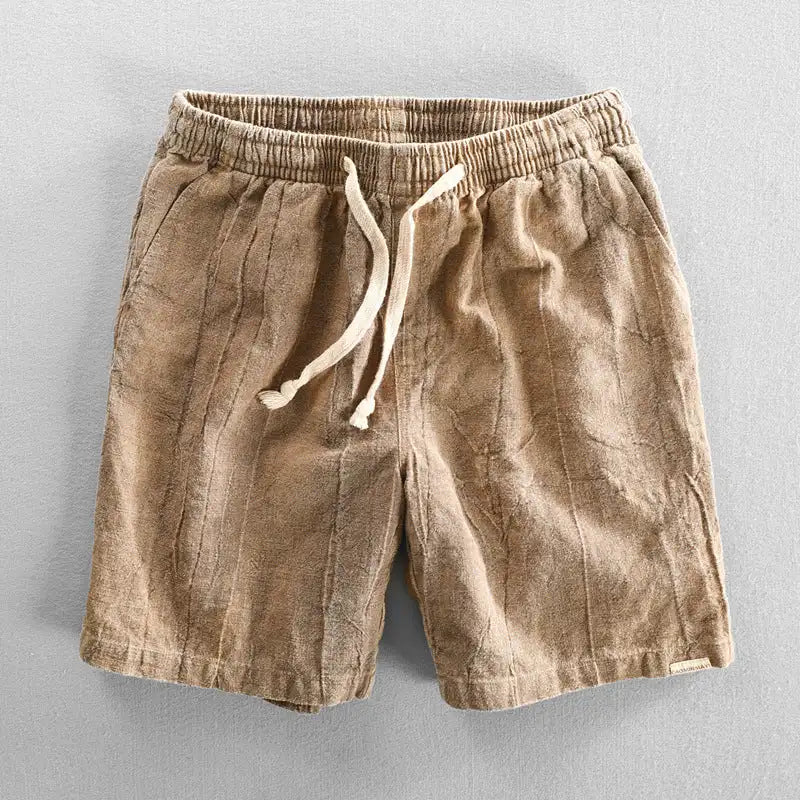 CRISPIANO - COMODI PANTALONCINI DI LINO