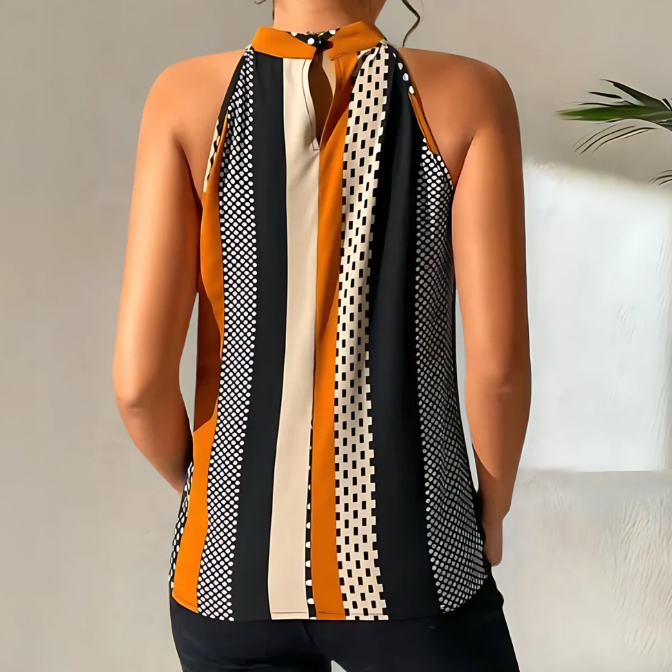 CIARA - TOP ELEGANTE A RIGHE