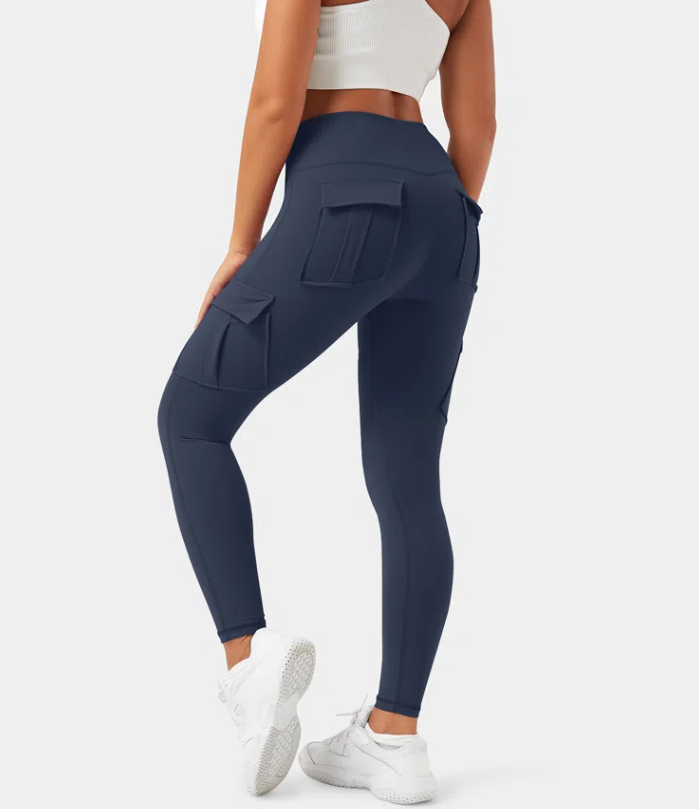 CARLOTTA - LEGGINGS YOGA A VITA ALTA CON TASCA