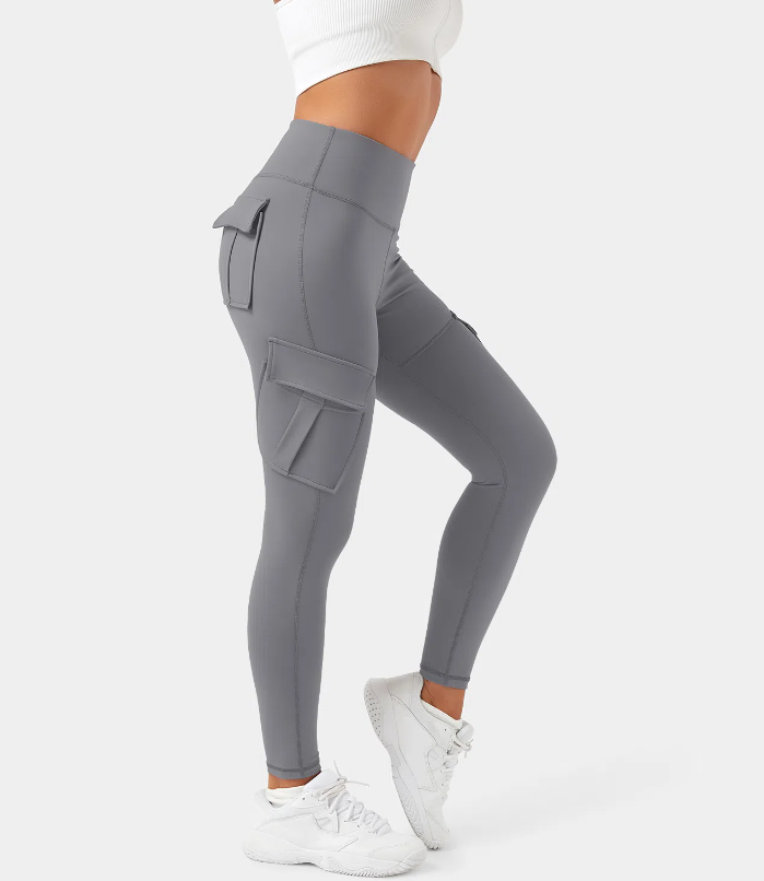 CARLOTTA - LEGGINGS YOGA A VITA ALTA CON TASCA