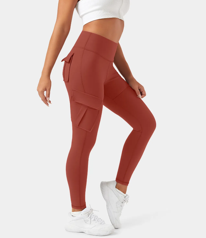 CARLOTTA - LEGGINGS YOGA A VITA ALTA CON TASCA