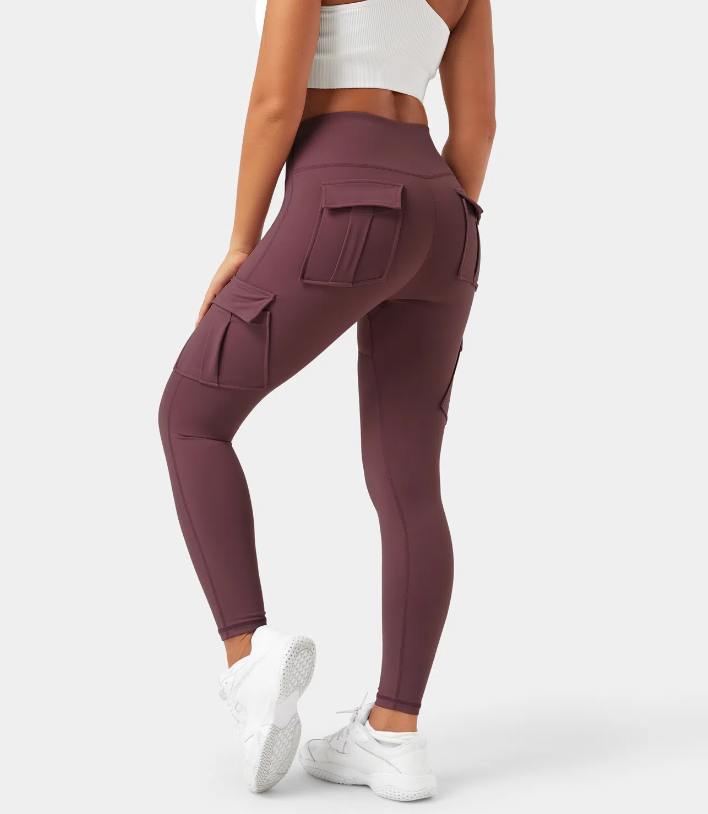 CARLOTTA - LEGGINGS YOGA A VITA ALTA CON TASCA