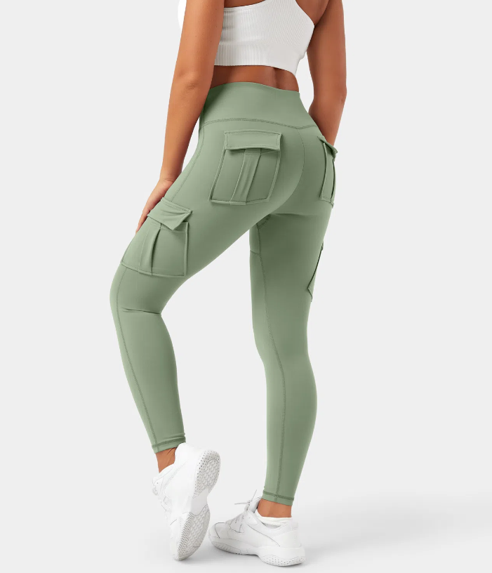CARLOTTA - LEGGINGS YOGA A VITA ALTA CON TASCA